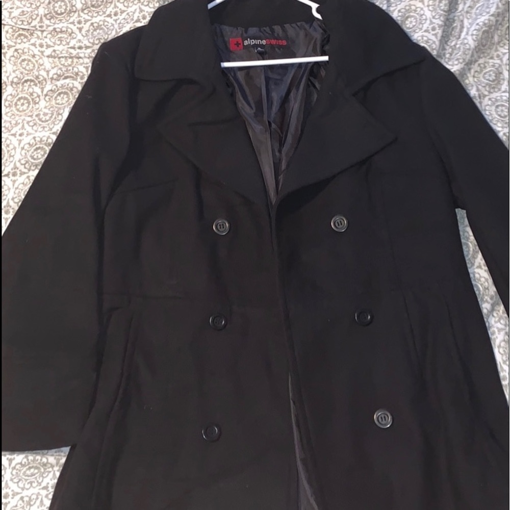 Alpine Swiss pea coat